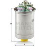 MANN-FILTER WK 823 - Kraftstofffilter