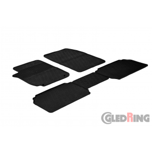 Original Gledring Passform Fußmatten Gummimatten 5 Tlg. - Citroen Xsara Picasso 2000 ->