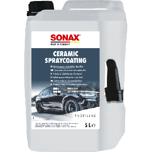 SONAX Ceramic SprayCoating 5 Liter Sprühkonservierer mit SI-Carbon-Technologie, intensiviert Farben und schützt den Lack bis zu 4 Monate | Art-Nr. 02575000, neutral