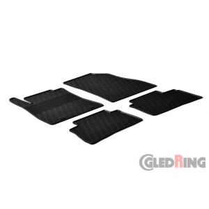 Original Gledring Passform Fußmatten Gummimatten 4 Tlg.+Fixing - Nissan Juke 2010->11.2019