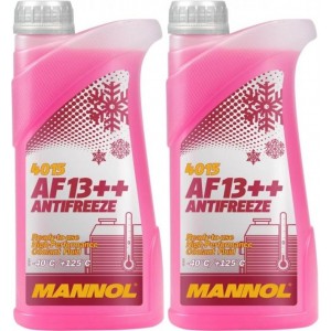 MANNOL Kühlerfrostschutz AF13++ Fertigmischung (- 40°C) 2x 1l = 2 Liter