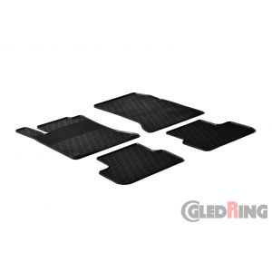 Original Gledring Passform Fußmatten Gummimatten 4 Tlg.+Fixing - Mercedes-Benz B Klasse W246 2011->01.2019