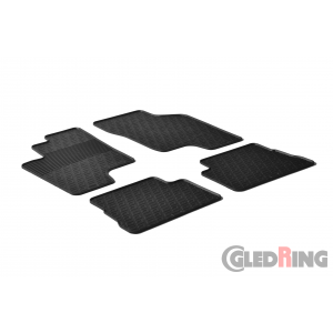 Original Gledring Passform Fußmatten Gummimatten 4 Tlg. - Hyundai Getz 2002 ->