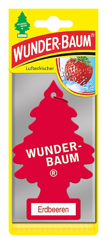 Wunderbaum® Erdbeere - Original Auto Duftbaum