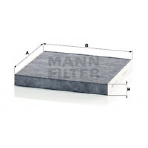 MANN-FILTER CUK 2362 - Filter, Innenraumluft - adsotop