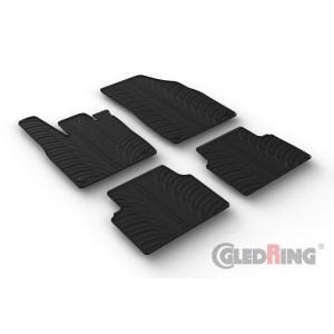 Original Gledring Passform Fußmatten Gummimatten 4 Tlg.+Fixing - Volkswagen VW e-ID3 Elektro 2020->