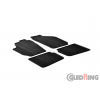 Original Gledring Passform Fußmatten Gummimatten 4 Tlg.+Fixing - Skoda Roomster 2006->