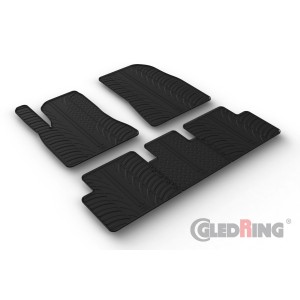 Original Gledring Passform Fußmatten Gummimatten 5 Tlg. - Tesla Model 3 12.2020->