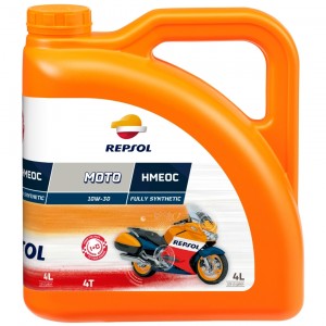 Repsol Motorrad Motoröl MOTO HMEOC 4T 10W30 4 Liter