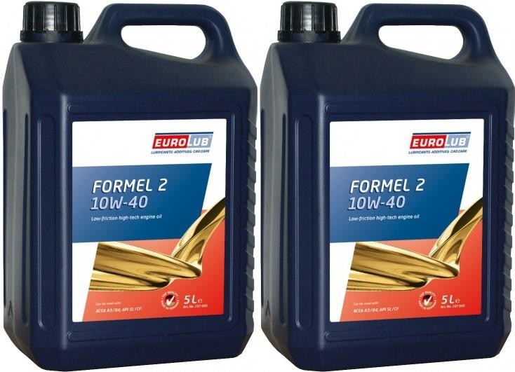 Eurolub Formel2 10W-40 Diesel & Benziner Motoröl 2x 5 =
