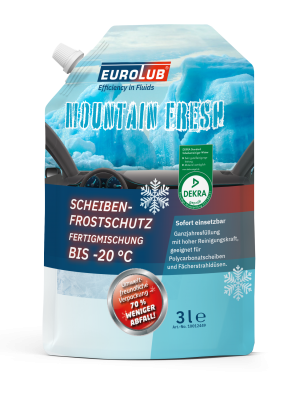 Eurolub Scheibenfrostschutz Mountainfresh Fertigmischung -20 °C 3l Beutel