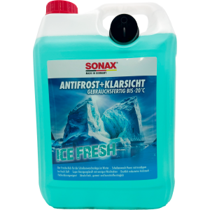 SONAX AntiFrost+KlarSicht Gebrauchsfertig bis -18 °C Ice-fresh 5 Liter schneller, schlierenfreier & effektiver Scheibenreiniger für den Winter | Art-Nr. 01335050