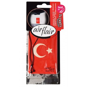 Lufterfrischer airflair Flagge, Fahne Türkei - Kirsche/Cherry
