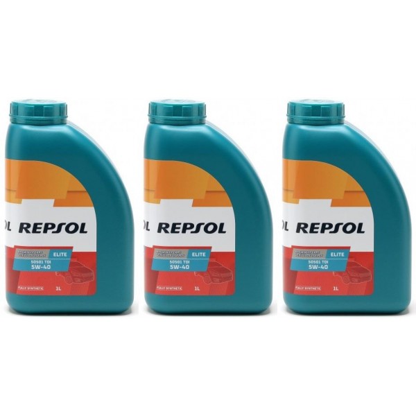 Repsol Motoröl ELITE 50501 TDI 5W40 1 Liter 20x 1l = 20 Liter - SAE 5W-40 -  Auto/PKW Motoröle (SAE) - Öle 