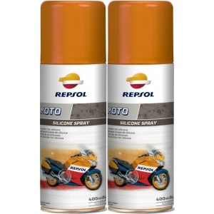 Repsol Motorrad MOTO SILICONE SPRAY 2x 400 Milliliter