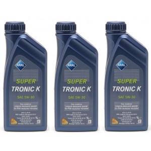 Aral Super Tronic K (ex. Longlife III) 5W-30 Motoröl 3x 1l = 3 Liter