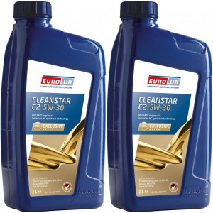 EUROLUB Cleanstar C2 5W-30 Motoröl 2x 1l = 2 Liter