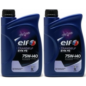Elf Tranself Synthese FE 75W-140 Getriebeöl 2x 1l = 2 Liter