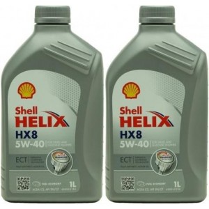 Shell Helix HX8 ECT 5W-40 Motoröl 2x 1l = 2 Liter