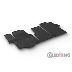 Original Gledring Passform Fußmatten Gummimatten 3 Tlg. - Volkswagen VW Crafter 02.2017->