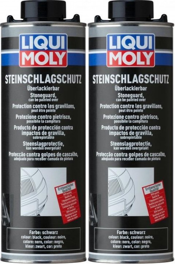 Liqui Moly 6110 Steinschlagschutz schwarz 2x 1l = 2