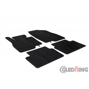 Original Gledring Passform Fußmatten Gummimatten 4 Tlg.+Fixing - Mazda 3 2013->01.2019