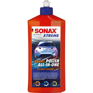 SONAX XTREME Ceramic Polish All-in-One 500 ml Fahrzeugpolitur beseitigt Verkratzungen auf vermatteten, verwitterten und ungepflegten Lacken | Art-Nr. 02472000
