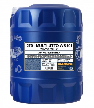 MANNOL Multi UTTO WB 101 API GL-4 20l Kanister