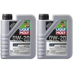 Liqui Moly 9701 Special Tec AA 0W-20 Motoröl Flasche 2x 1l = 2 Liter