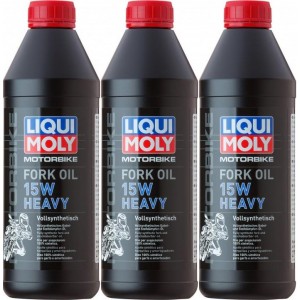 Liqui Moly 2717 Motorbike Fork Oil 15W heavy Gabelöl 3x 1l = 3 Liter