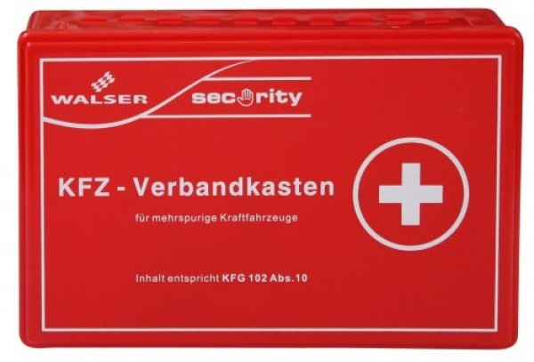 KFZ Verbandskasten rot nach KFG 102 Abs. 10 (SONDERPOSTEN)