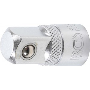 BGS Steckschlüssel-Adapter | Innenvierkant 10 mm (3/8"") - Außenvierkant 12,5 mm (1/2"")
