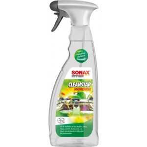 SONAX CleanStar Ecocert 750 ml für alle Oberflächen im Autoinnenraum wie z.B. Glas, Polster, Kunststoff, Leder usw. | Art-Nr. 02534000