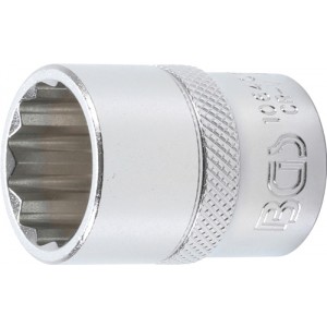 BGS 10640 Steckschlüssel-Einsatz Zwölfkant | Antrieb Innenvierkant 12,5 mm (1/2"") | SW 20 mm