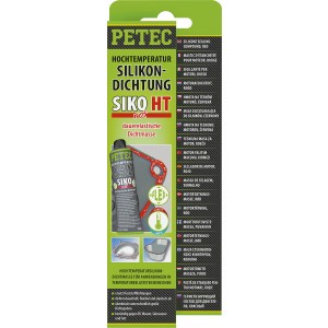 Petec Hochtemperatursilikon 70ml, rot