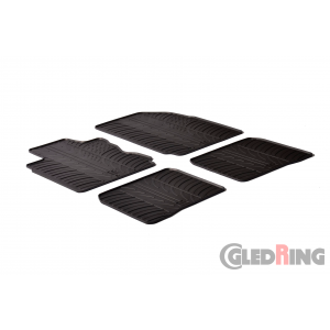 Original Gledring Passform Fußmatten Gummimatten 4 Tlg. - Nissan Note 2006-2012