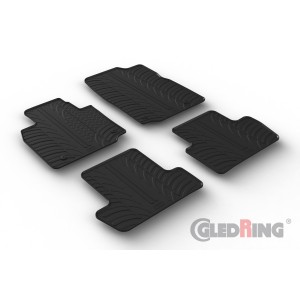 Original Gledring Passform Fußmatten Gummimatten 4 Tlg.+Fixing - MAZDA MX-30 05.2020 Elektro