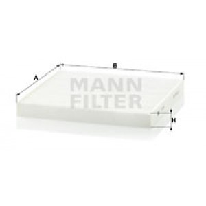 MANN-FILTER CU 2544 - Filter, Innenraumluft