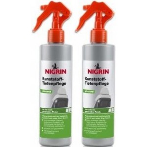 Nigrin Kunststoff-Tiefenpflege glänzend 2x 300 Milliliter