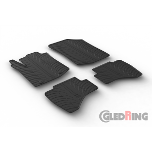 Original Gledring Passform Fußmatten Gummimatten 4 Tlg.+Fixing - Toyota Aygo 2014->