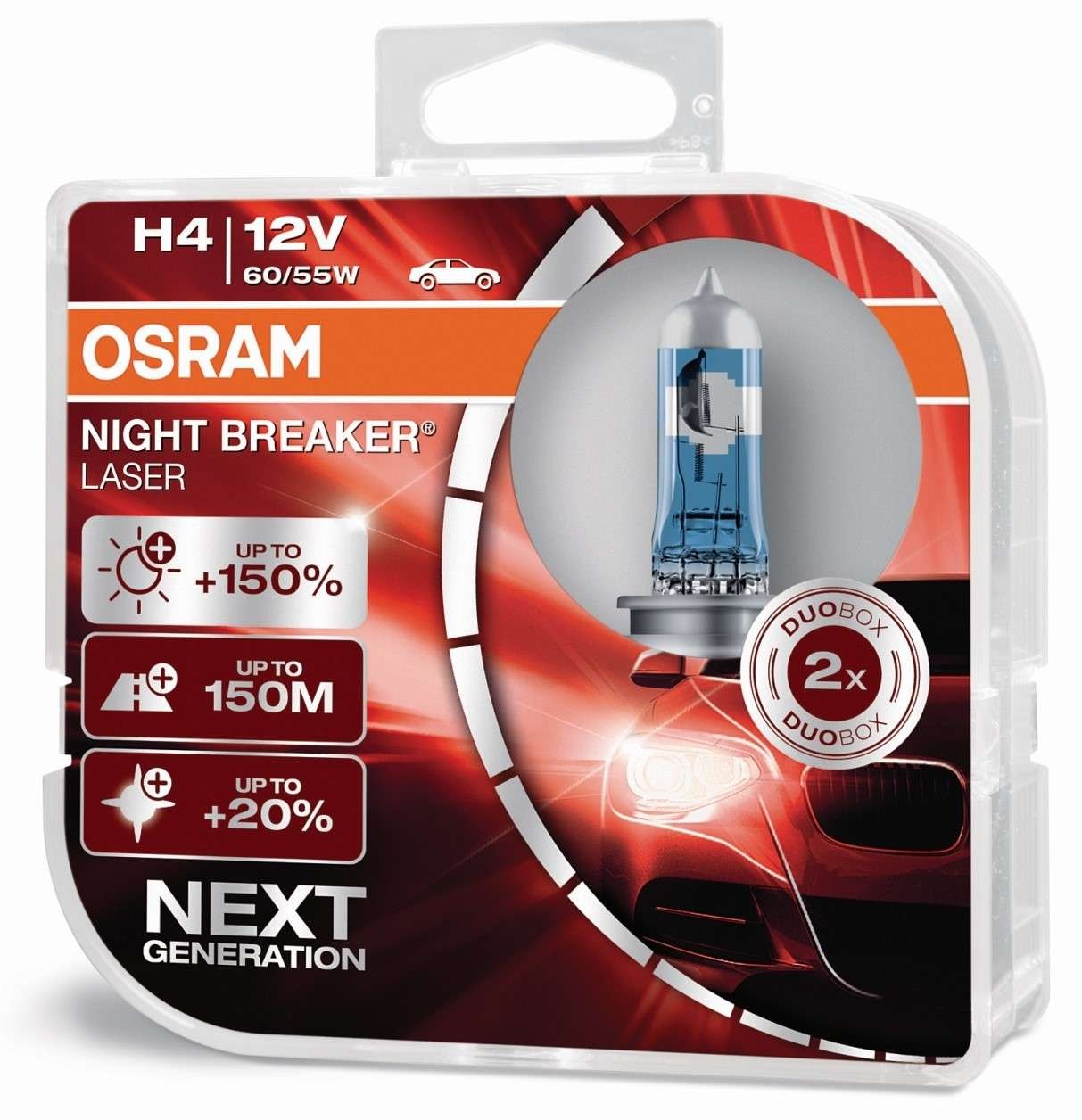 Osram H4 NIGHT BREAKER® LASER Next Generation 12V