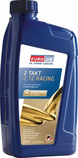 Eurolub 2 TZ Racing vollsynthetisches 2-Takt Motorrad Motoröl 1l