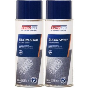 Eurolub Silicon/ Silikon Spray 2x 400 Milliliter
