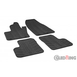 Original Gledring Passform Fußmatten Gummimatten 4 Tlg.+Fixing - Jeep Renegade 02.2015->