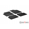 Original Gledring Passform Fußmatten Gummimatten 4 Tlg. Loch Fix. - Hyundai i10 2008-2013