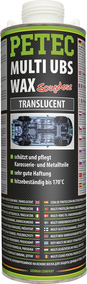 Petec Multi UBS WAX transparent 1000ml Saugdose