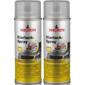 Nigrin Klarlack Spray 2x 400 Milliliter
