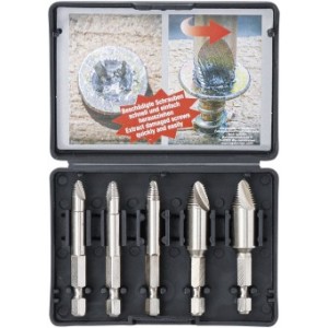 BGS 50410 Schraubenausdreher-Satz | #0 - #3 | 5-tlg.