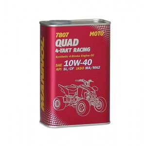 MANNOL 7807 Quad 4-Takt Racing 10W-40 Motorrad Motoröl 1l