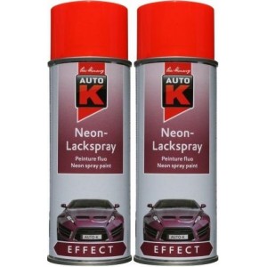 Auto-K Effect Neon-Lackspray rot, 2x 400 Milliliter